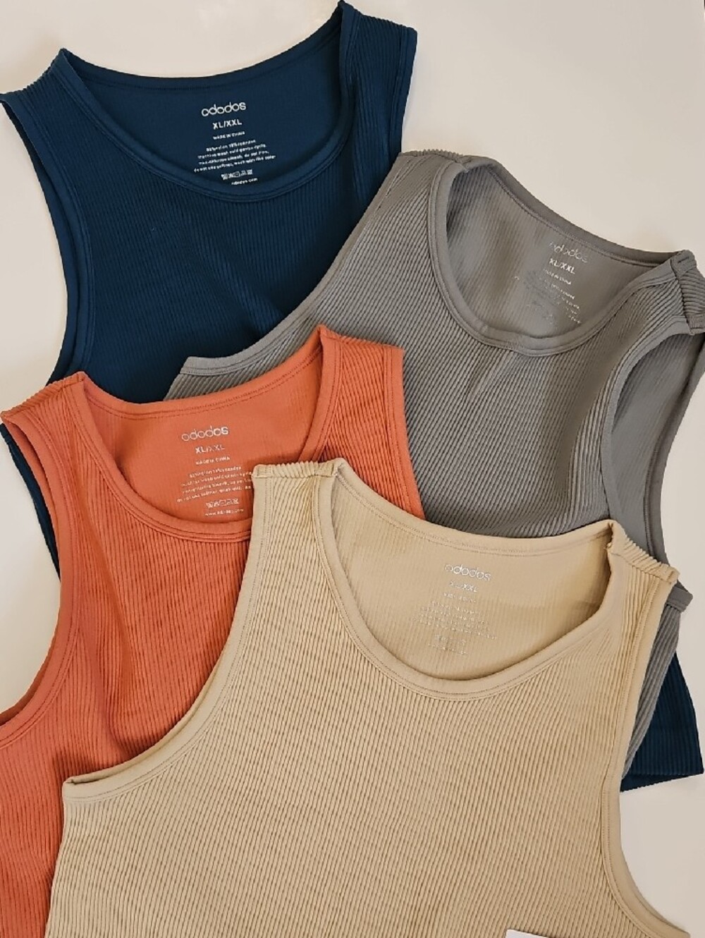 4 Women’s Ribbed Tank Tops